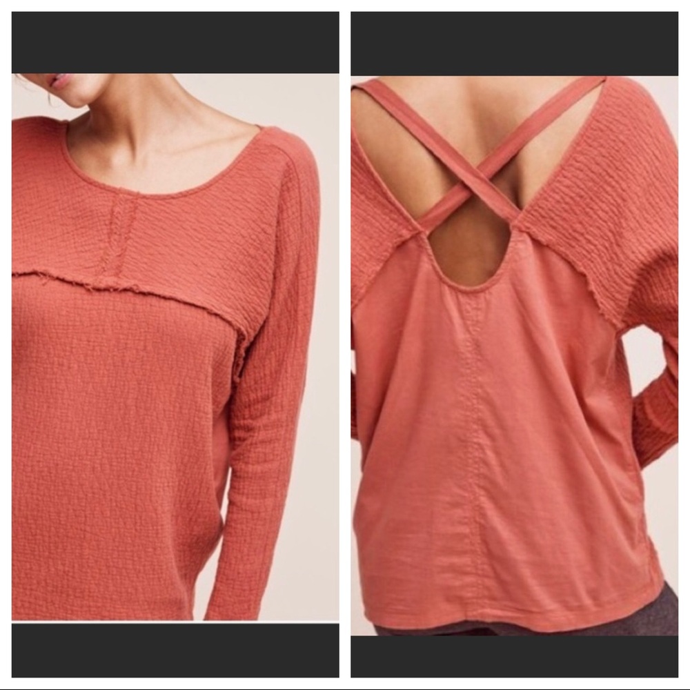 Anthropologie Saturday Sunday Romy cross back top